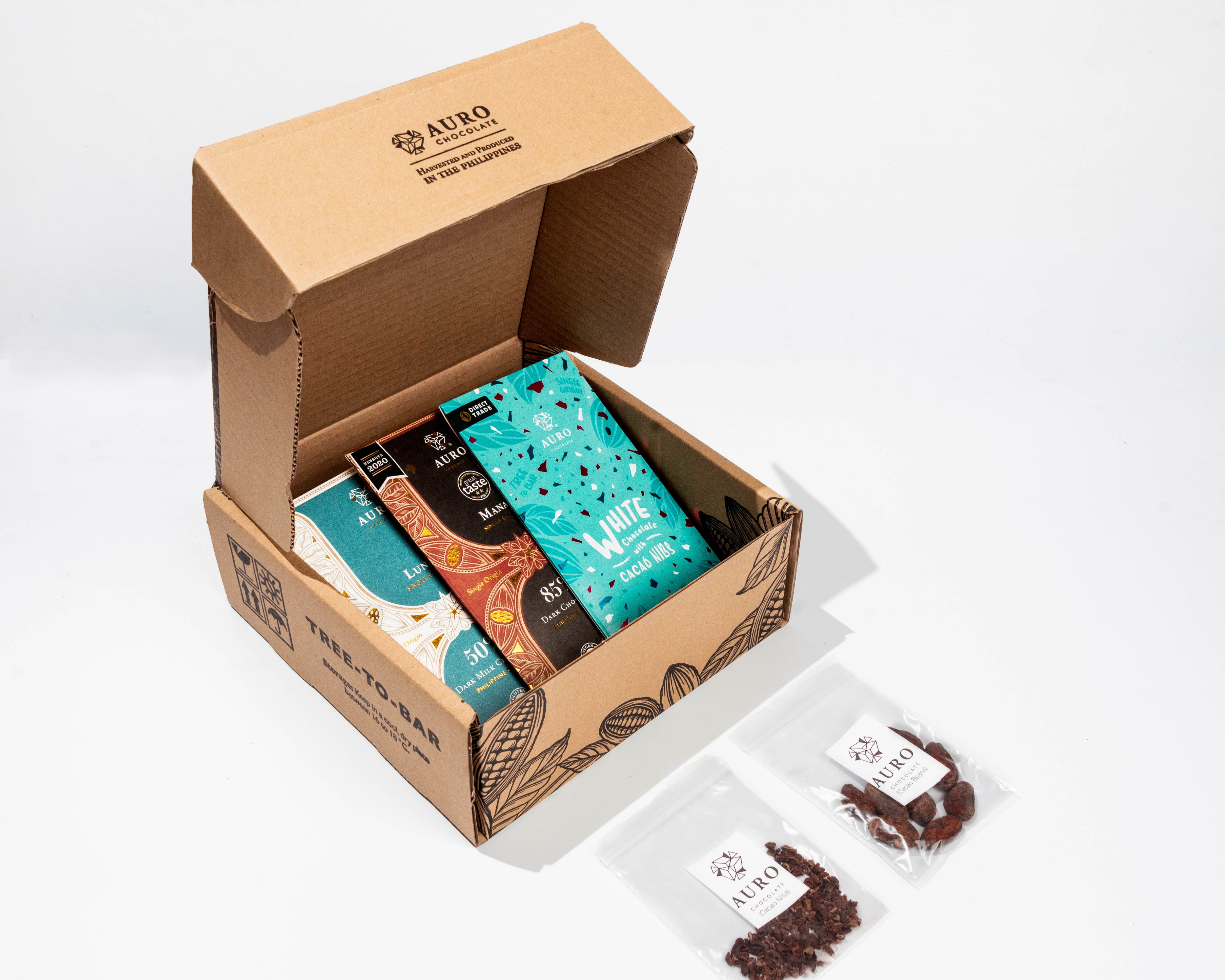 Auro Private Home Series: Introduction to Chocolate Tasting on a box