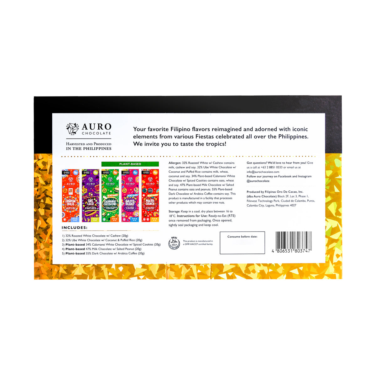 Fiesta Collection Gift Box (Pack of 5) – Auro Chocolate