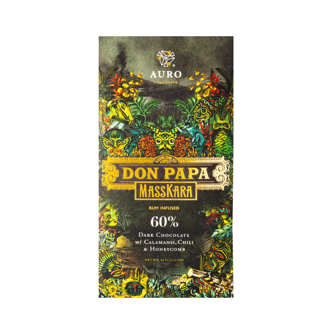 Don Papa Masskara 60% Dark Chocolate w/ Calamansi, Chili & Honeycomb (60G)