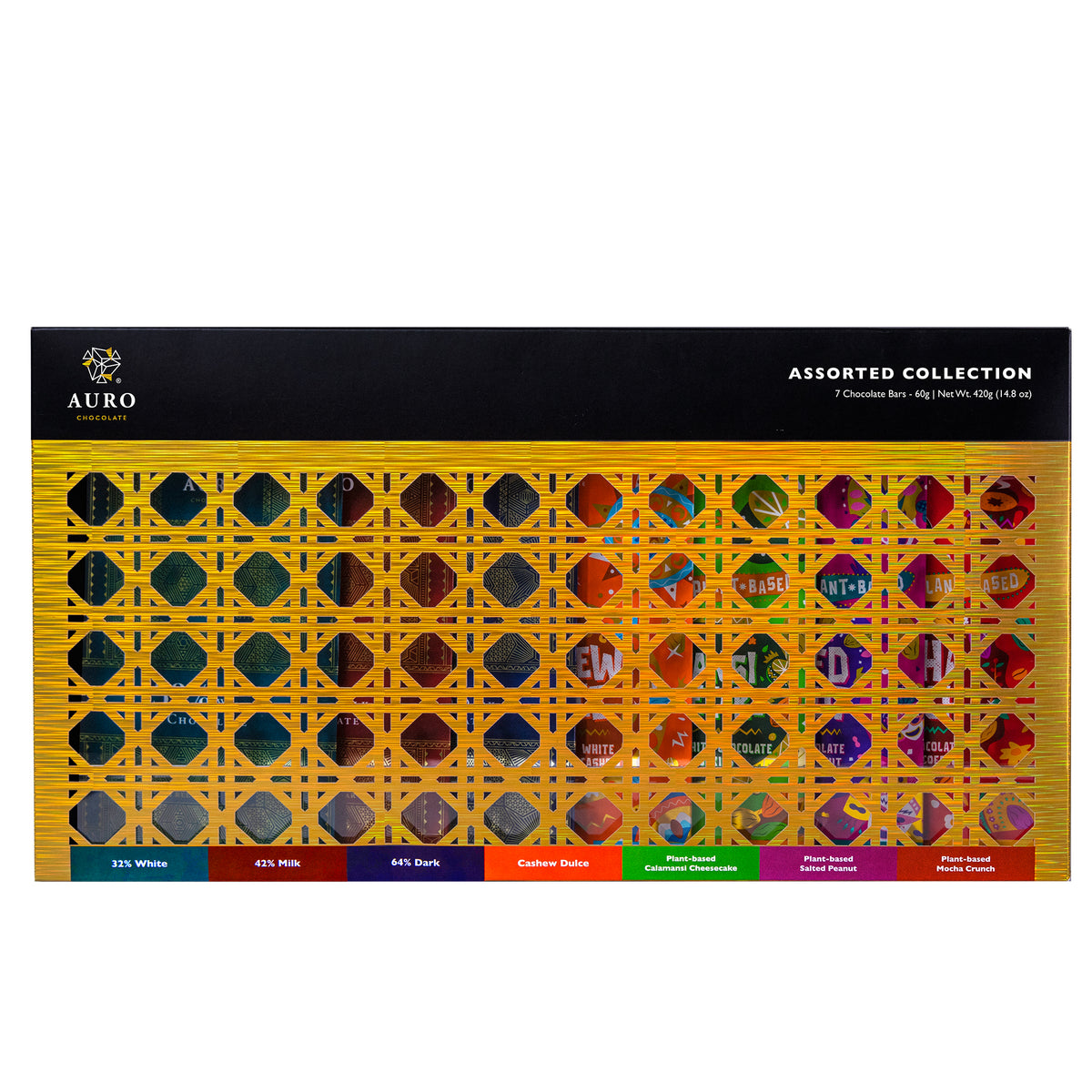Assorted Collection Pack of 7 (420G) – Auro Chocolate